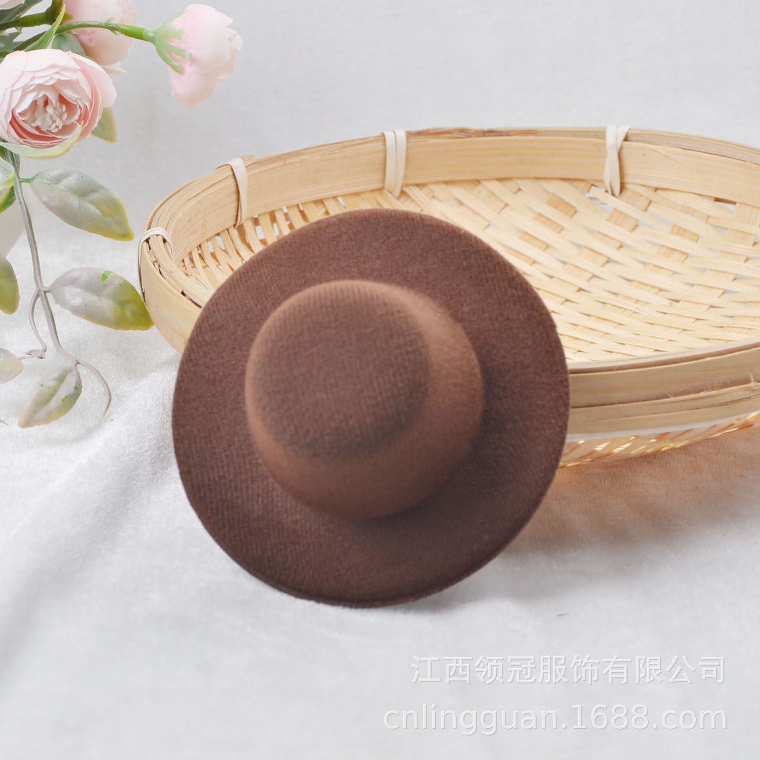 Wholesale 10pcs BJD Doll Brushed Small Top Hat Bare Hat Doll Jewelry Hat Embryo Small Jewelry Raw Material Toy Bare Hat 8cm